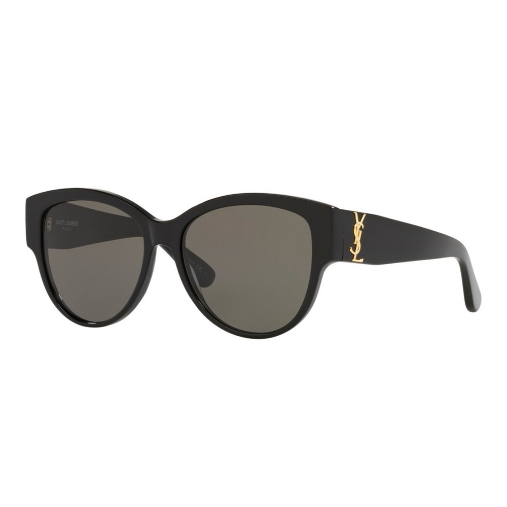 Yves Saint Laurent Black and Gold Glasses
